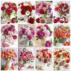 DIY 5D алмазная живопись, вышивка крестиком, розы, рукоделие, алмазная вышивка, мозаика из страз стразы, домашний декор