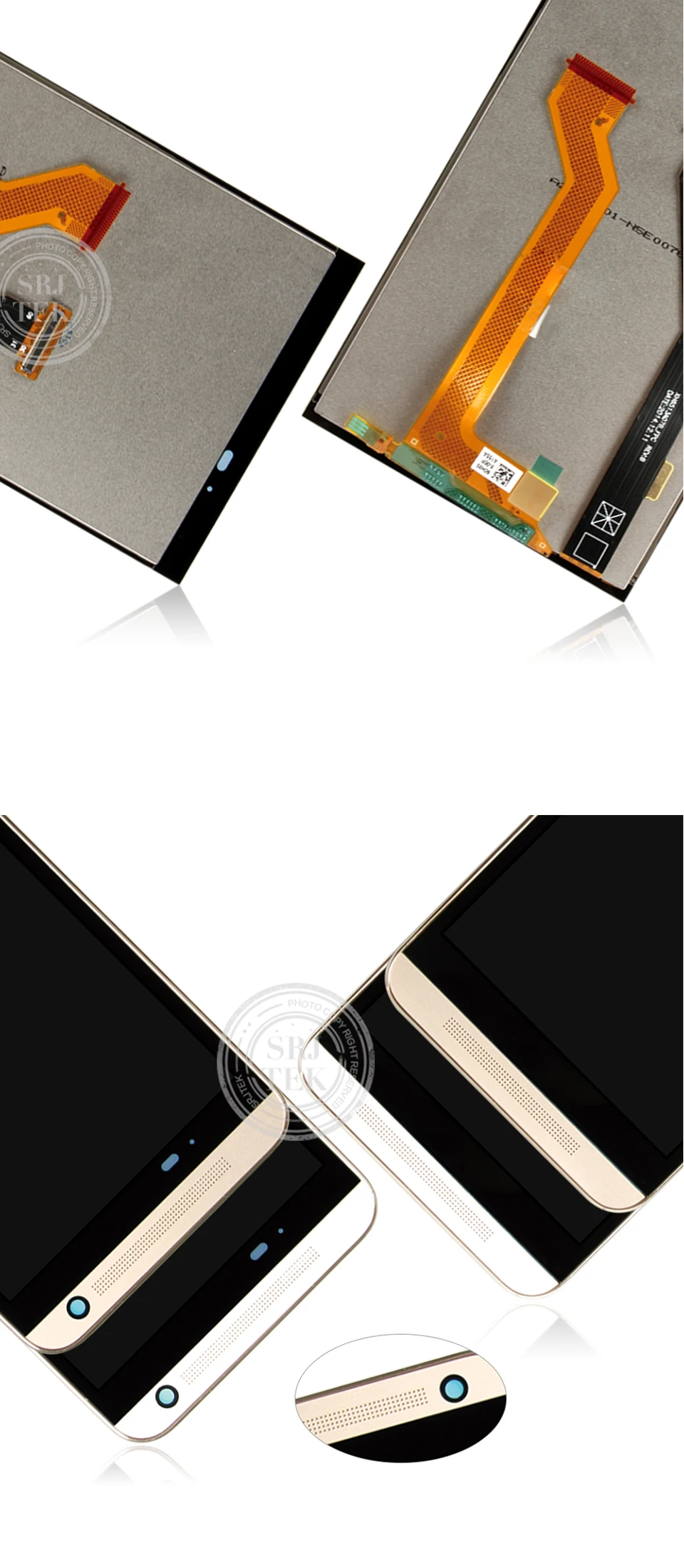Srjtek экран для htc One E9 Plus ЖК-дисплей сенсорный дигитайзер Сенсорное стекло в сборе с рамкой 5,5 ''для htc One E9 Plus сенсорный