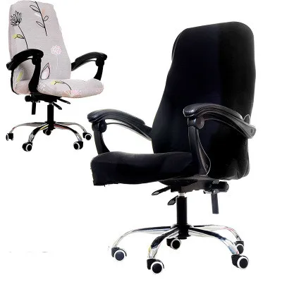 

S/M/L Sizes Office Stretch Spandex Chair Covers Anti-dirty Computer Seat Chair Cover Removable Slipcovers For Office Seat Chairs