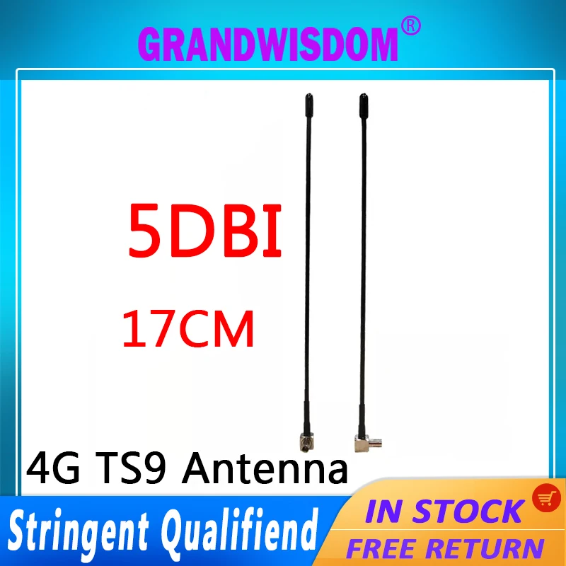 

10pcs 4G lte Antenna 5dbi 17cm TS9 plug connector antenna 700Mhz-2700Mhz antenne For Huawei E398 E5372 E589 E392 Zte MF61 MF62