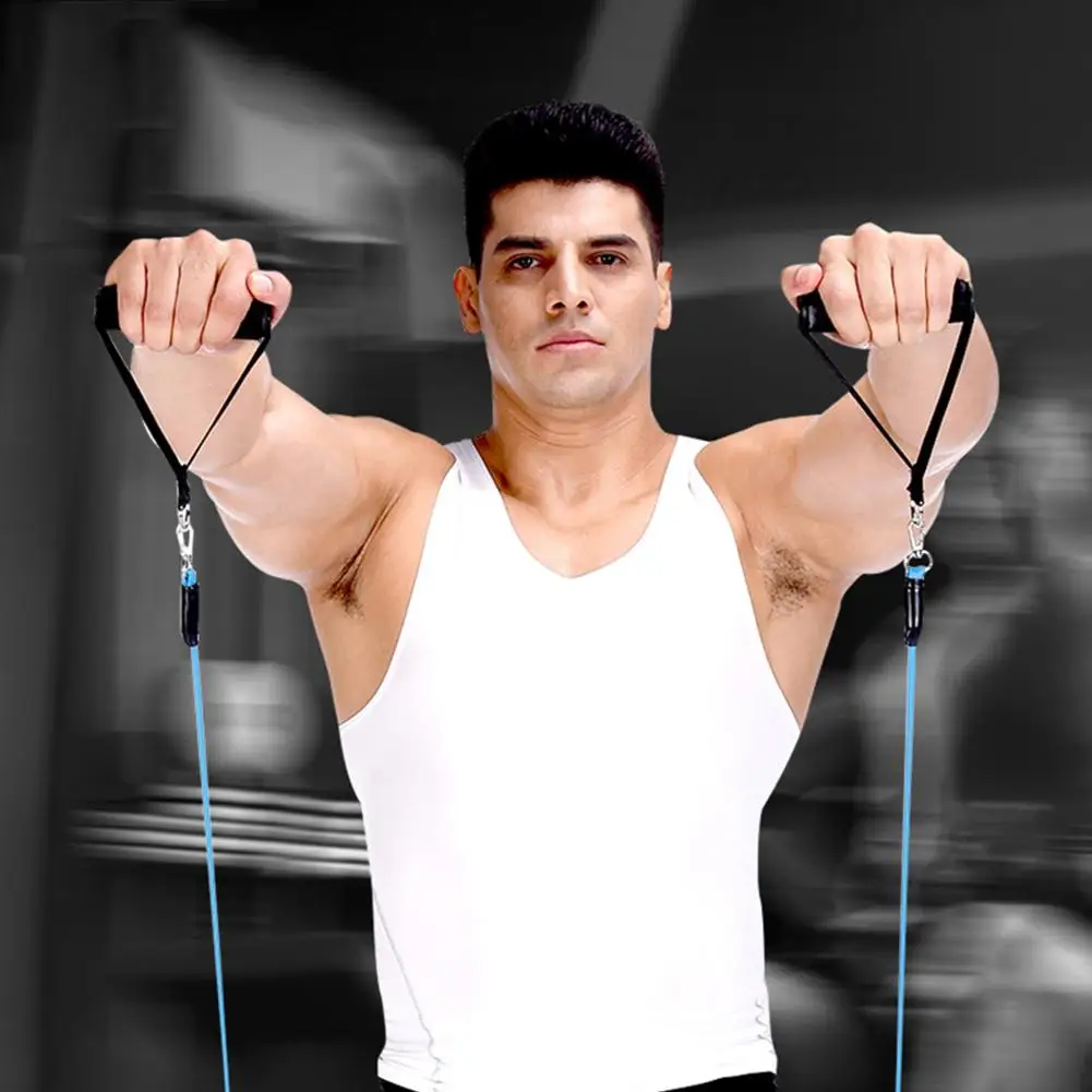 

11PCS/Set Pull Rope Set Elastic Tube Resistance Training Device Fitness Equipment Exercise Kit