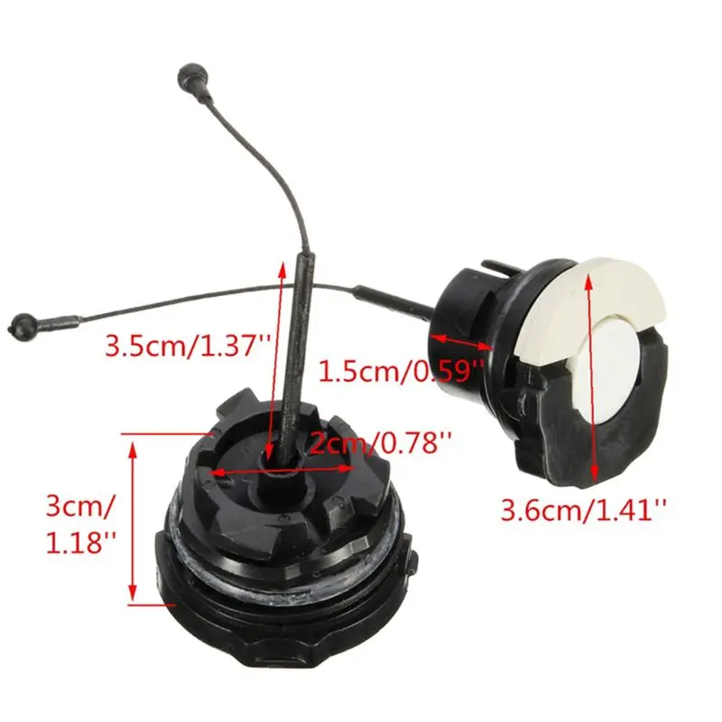 

Fuel Gas Cap and Oil Cap For Stihl Chainsaw MS250 361 381 251 380 440