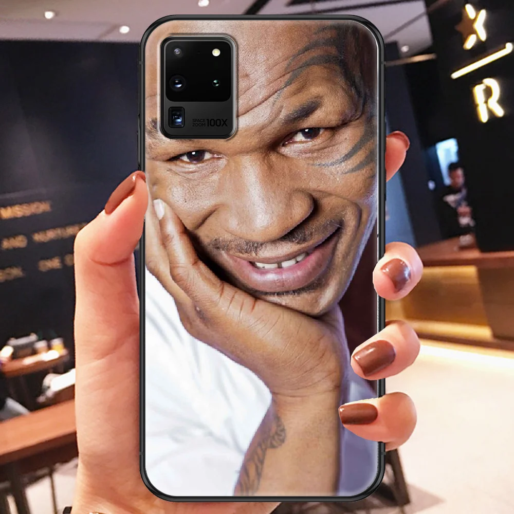 

Tysons Boxer Phone case For Samsung Galaxy Note 4 8 9 10 20 S8 S9 S10 S10E S20 Plus UITRA Ultra black luxury prime silicone