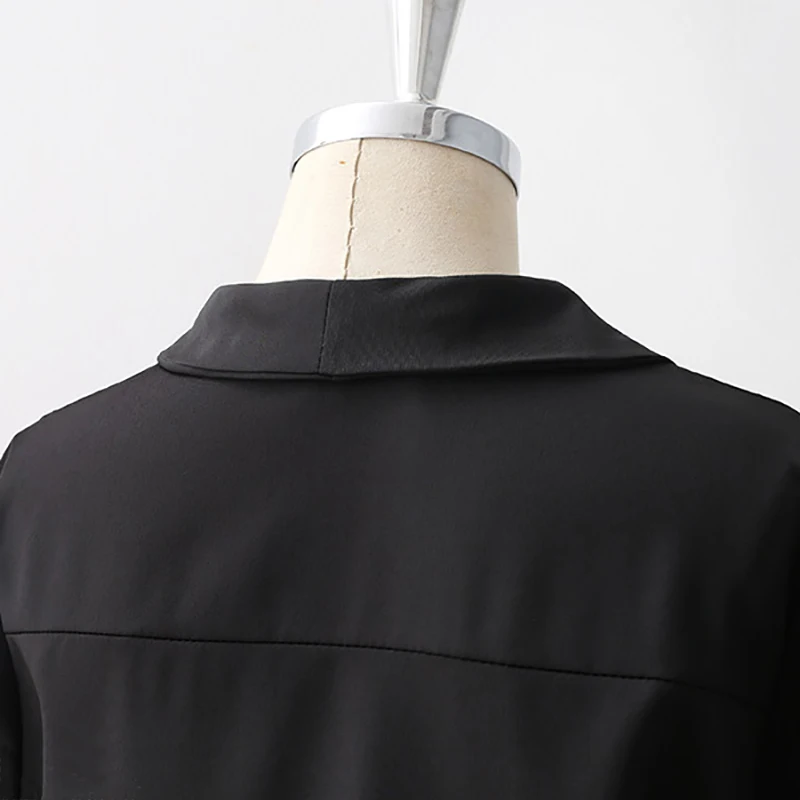 Casual Solid Female Shirts Outwear Tops 2019 Autumn New Women Chiffon Blouse Office Lady V-neck Button Loose Clothing |