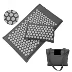 Льняной коврик для йоги, стимуляция лотоса, акупунктура, массажная подушка, коврик для йоги с успокаивающим мышечным давлением