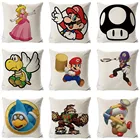 Наволочка для дивана, 45 см, с рисунком Супер Марио