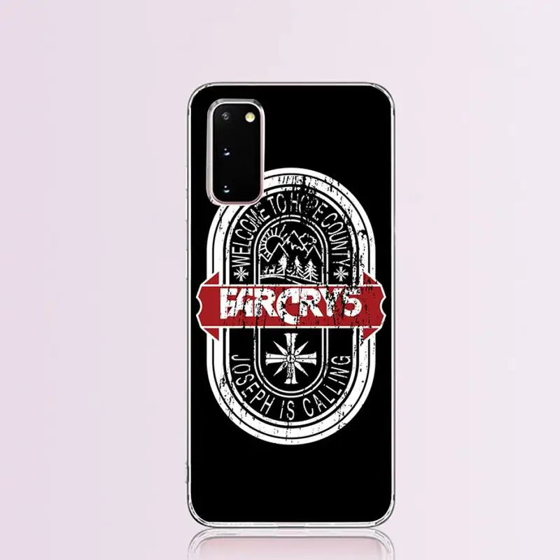 

HUAGETOP game Far Cry 5 Black Cell Phone Case for Samsung S9 plus S5 S6 S7 edge S8 S10 plus