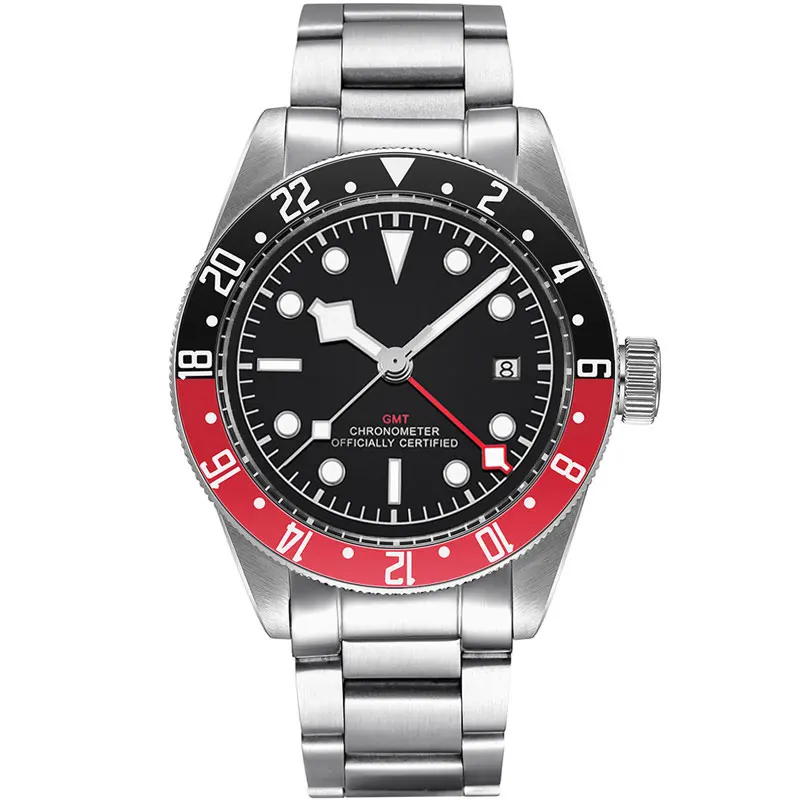 Часы мужские автоматические роскошные стерильные механические наручные часы