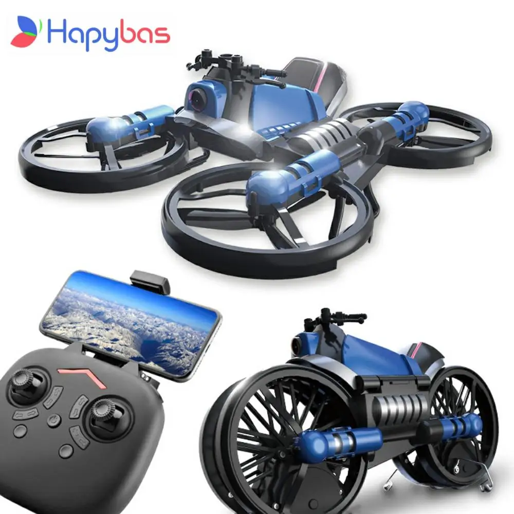 Радиоуправляемый квадрокоптер 2 в 1 Wi Fi FPV HD камера режим удержания высоты