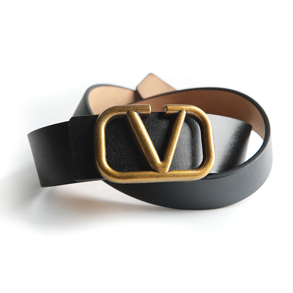 

2021 New Luxury Designer Brand Belt Pin Buckle Men High Quality Women Genuine Real Leather Dress Strap Belt for Jeans