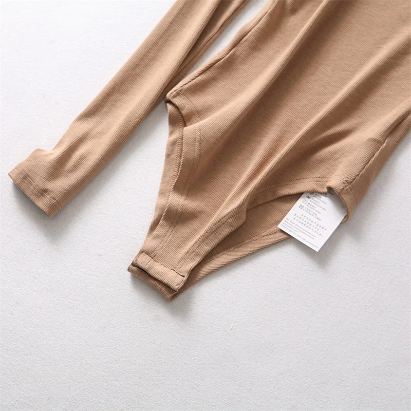 

Women One Shoulder Long Sleeve Bodysuit