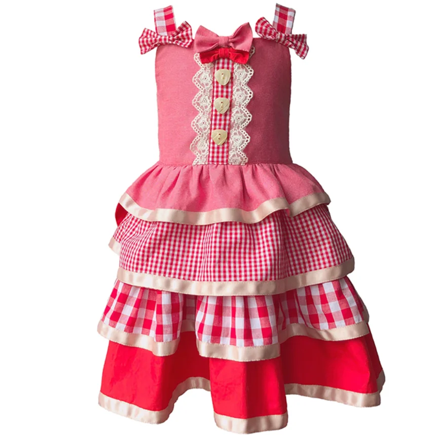 

Baby GIrl Summer Sleeveless Vintage Spanish Lolita Princess Ball Gown Dress for kids Easter Birthday Party layered dress