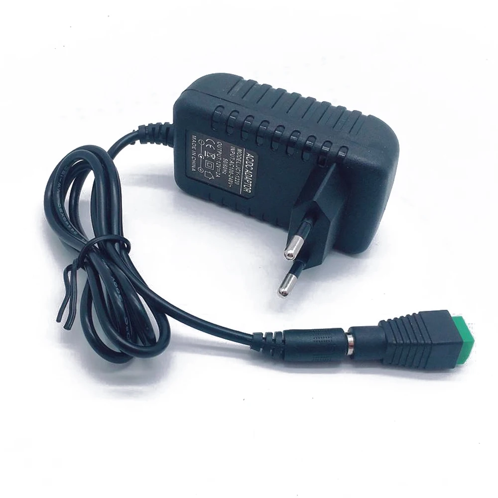 Адаптер DC12V AC100-240V Трансформаторы освещения выход DC12V 2A блок питания для светодиодной ленты+ разъем