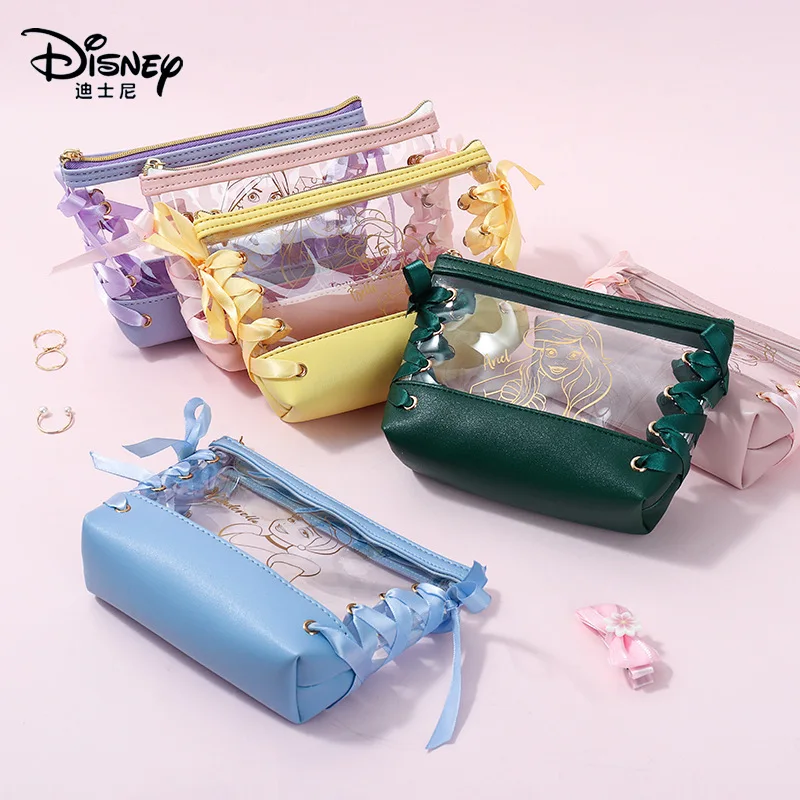 

Disney Original Princess Cartoon Comics Play House Toy Storage Bag Gift Doll Transparent Boy Girl Birthday Present