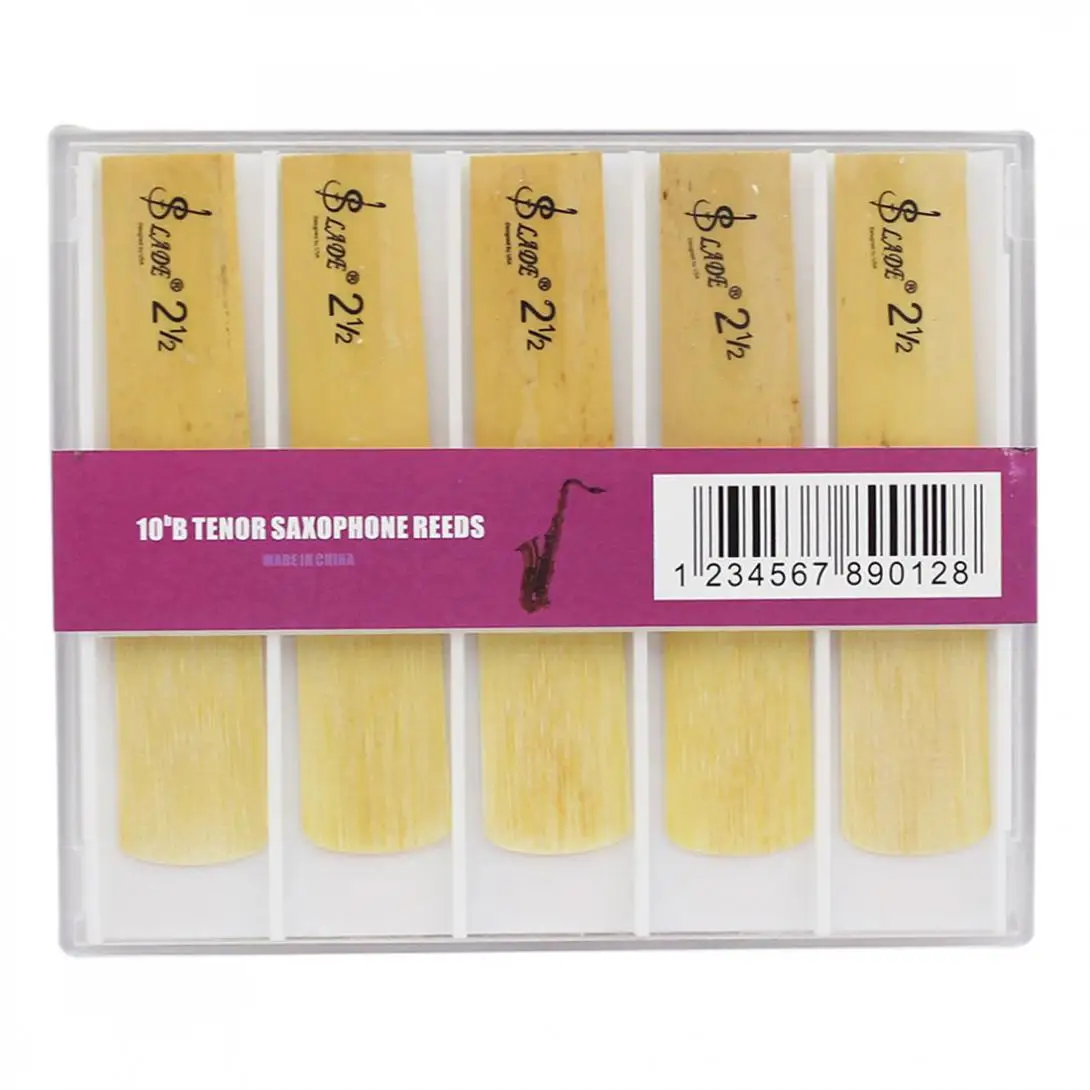 Саксофон Reeds 10 x Lade Sax bB Strength 2 5 1/2 Bamboo для Tenor саксофона Hot|Детали и аксессуары| |