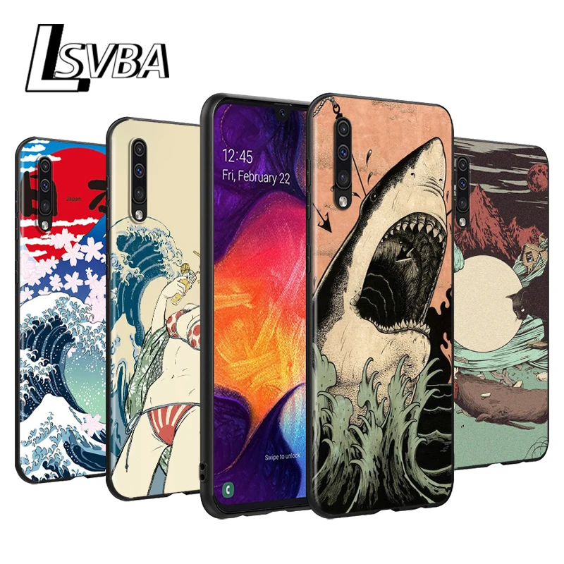 

Japanese cartoon pub wave Anime for Samsung Galaxy A42 A51 A90 5G UW A80 A70 A60 A50 A40 A20E A2 Core A10S M30 Phone Case