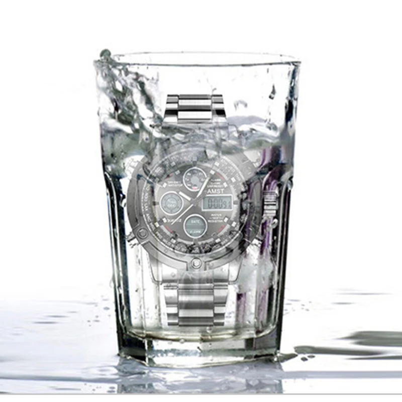 Часы наручные AMST Мужские кварцевые аналоговые люксовые спортивные