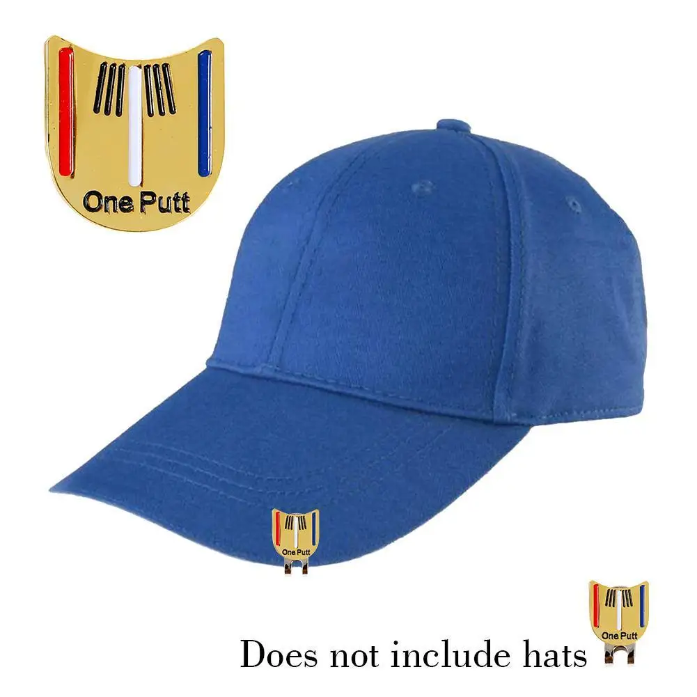 1 шт. Новый маркер для мяча гольфа со стандартным зажимом шляпы вспомогательные