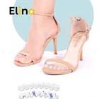 Гелевые Нескользящие стельки, наклейки для женщин, сандалии на высоком каблуке, шлепанцы, элегантные самоклеящиеся силиконовые вставки для передней части стопы