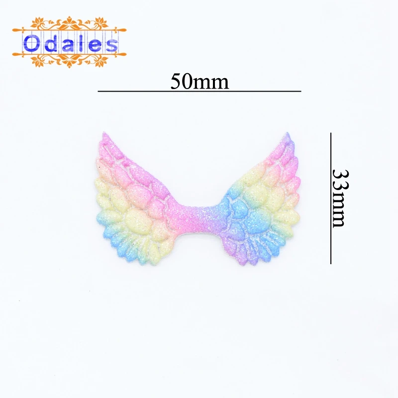 20 шт смешанные цвета мягкие блестящие/Блестящая форма Крыло ангела горный