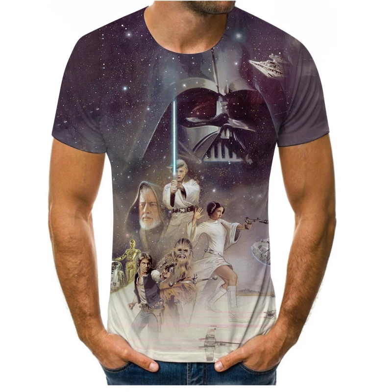 

Summer new men's T-shirt fashion printing Harajuku casual short-sleeved T-shirt men and women streetwear