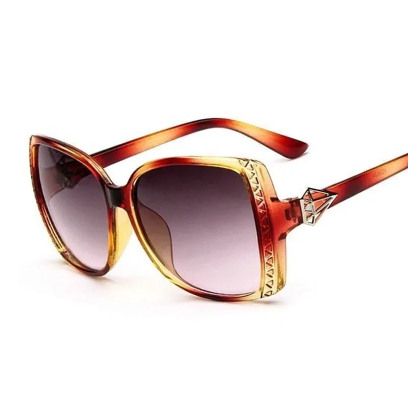 Овальные Солнцезащитные очки в Звездном стиле женские Роскошные Модные