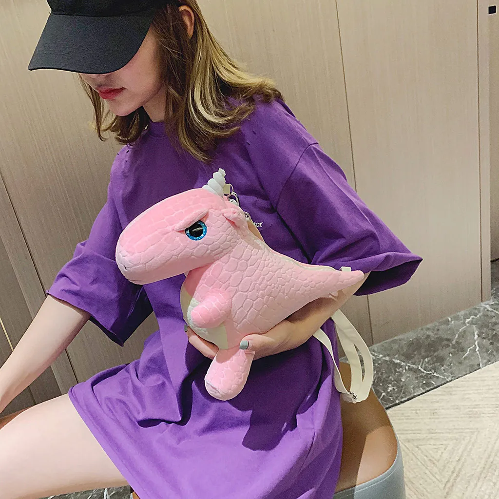 Bolsos mujer de marca famosa женская сумка маленький динозавр Диагональная Сумка на ремне Милая модная женская сумка