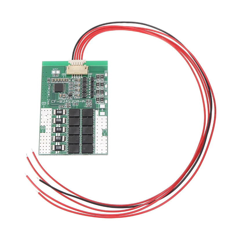 Интегральные схемы 1 шт. Φ 30A 12V BMS с балансом для батареи LiFePo4 LiFe 18650|Комплекты