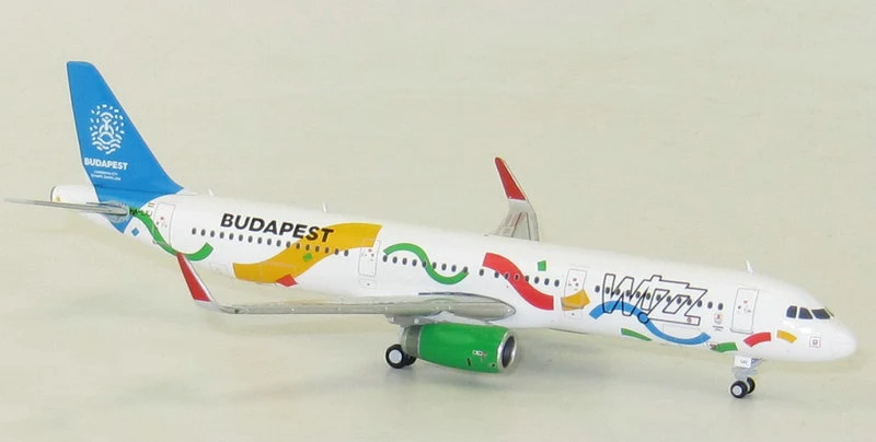 A321 Wizz модель воздушного самолета игрушка 1/400 Венгрия Air BUDAPEST 321 авиасамолета