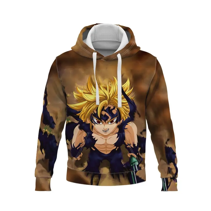 

Anime Hoodies Manga Seven Deadly Sin 3d Print Fashion Sweatshirt Women Boy Men Harajuku Oversize Hoodie Man Hip Hop Top Clothes