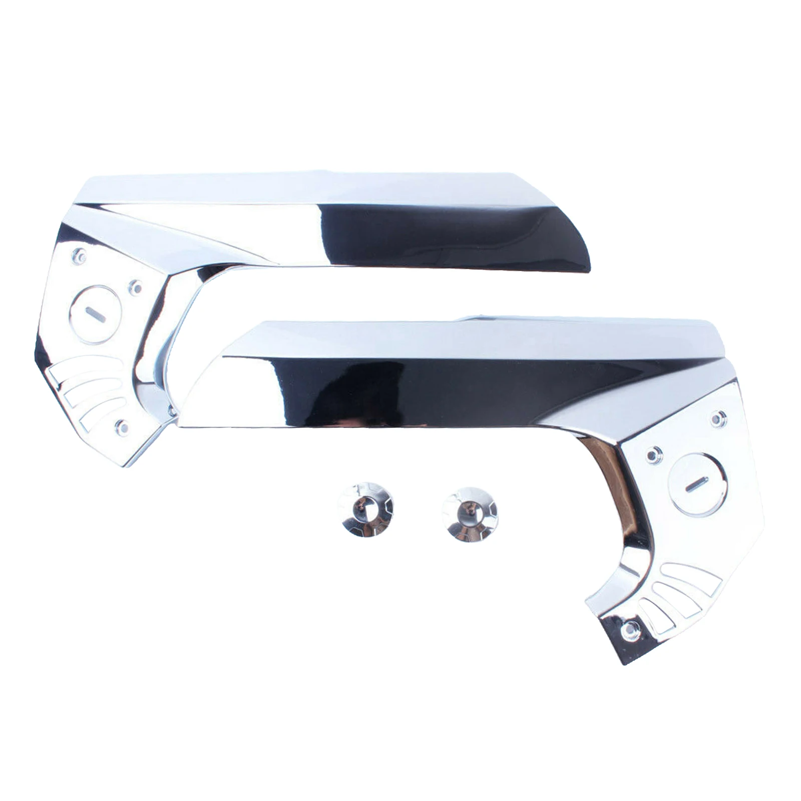 

Right Left Fairing Lower Rear Frame Covers for GL1800 2001-2011 Chrome