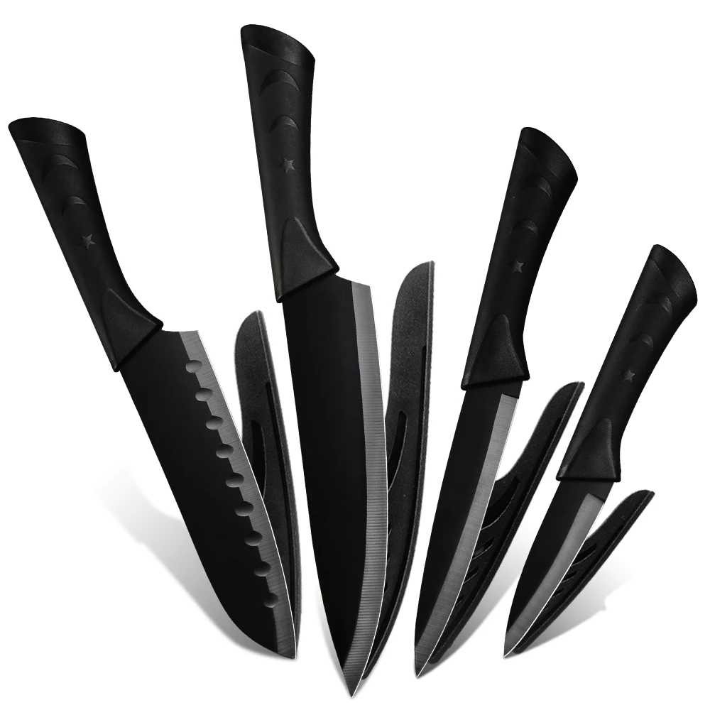 4 шт. набор кухонных ножей из нержавеющей стали|Кухонные ножи| |