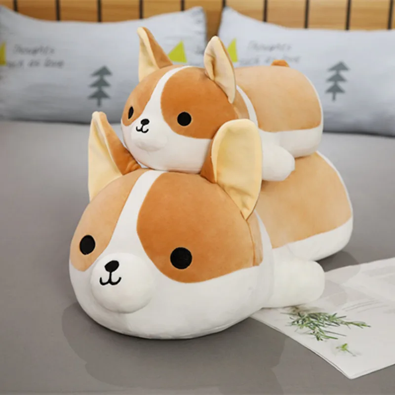 45/90 см гигантские корги собака мягкие плюшевые куклы Косплей Shiba подушка детские