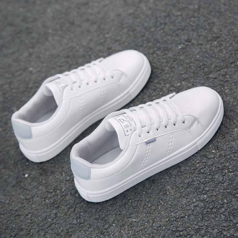 Мужская Вулканизированная обувь на плоской подошве дышащие Прогулочные