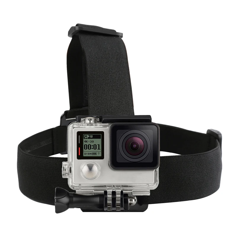 Для аксессуаров GoPro регулируемый ремень на голову для Go Pro Hero 8 7 6 5 4 Yi 4K Sjcam Sj4000 Eken H9r