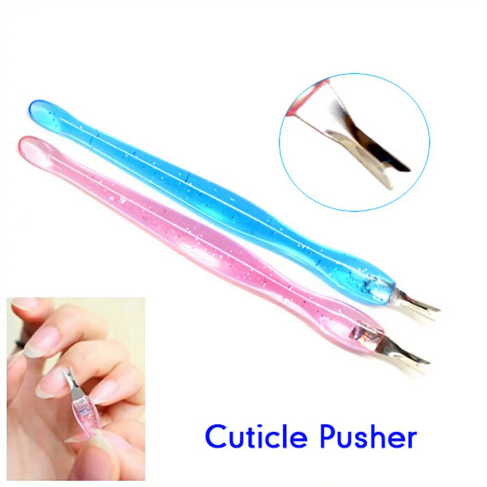 

12x Nail Art Care Cuticle Pusher Trimmer Cutter Remover Pedicure Manicure Tools