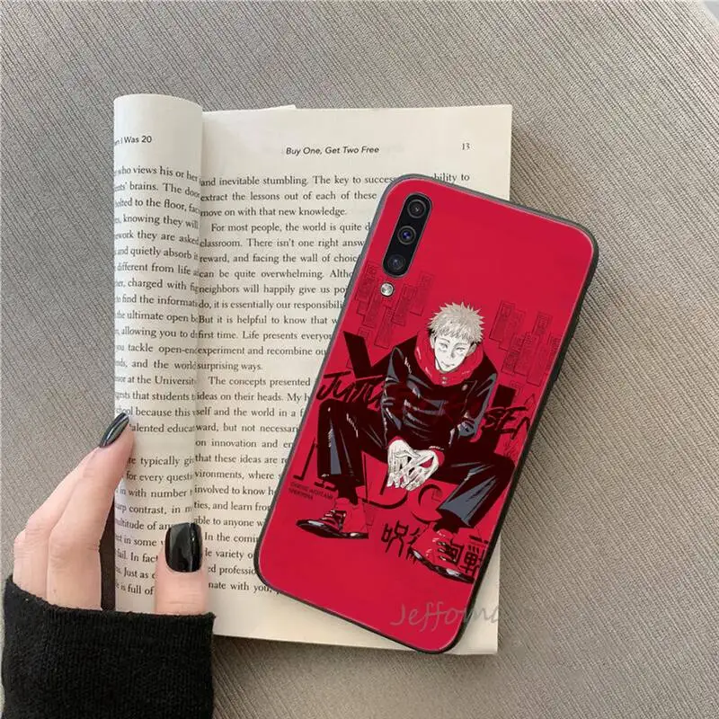 

Amine Jujutsu Kaisen Phone Cases For Samsung galaxy S note 7 8 9 10 20 fe edge A 6 10 20 30 50 51 70 lite plus Shell Cover Funda