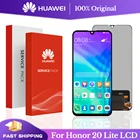Дисплей для Honor 20 Lite с диагональю 6,21 дюйма, ЖК-дисплей с сенсорным экраном и дигитайзером в сборе, сменный ЖК-экран для Huawei Honor 20 Lite