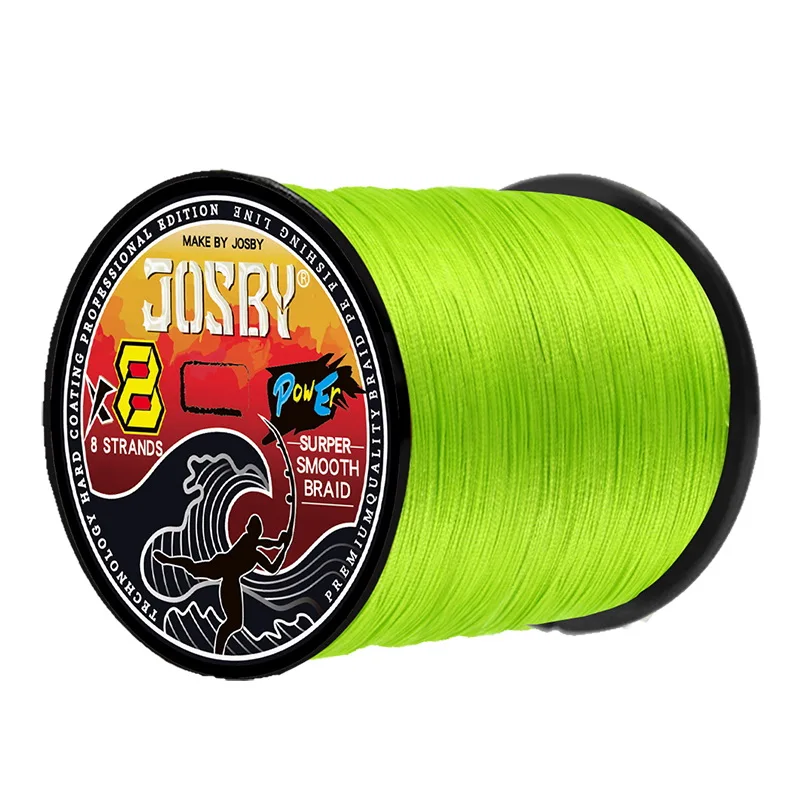 JOSBY Fishing Line 8 Strands 500M Multifilament Sea Spinning Japanese Braided PE Wire Invisible Speckle Cord Accessories