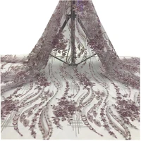 latest african lace fabric 2021 high quality sequins lace material french nigerian lace fabrics for dress sewing%c2%a0xb 275