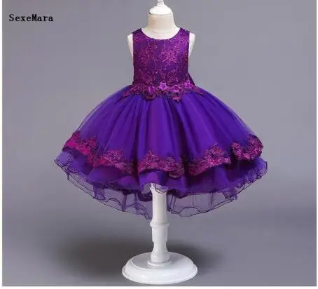 Детские платья принцессы для девочек бальное платье-пачка одежда маленьких