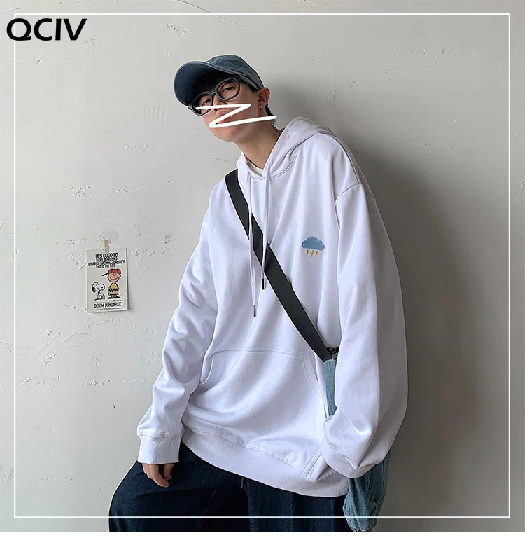 

Men Hoodies Korean The Weather Printed Men Hooded Sweatshirts Autumn Man Casual Oversized Hoodies Pullovers japanese streetwear