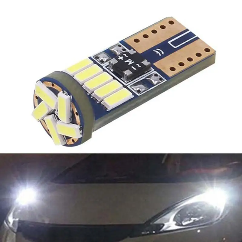1 шт./10 шт. светодиодный ные лампы T10 15SMD 4014 светодиодсветодиодный автомобильные