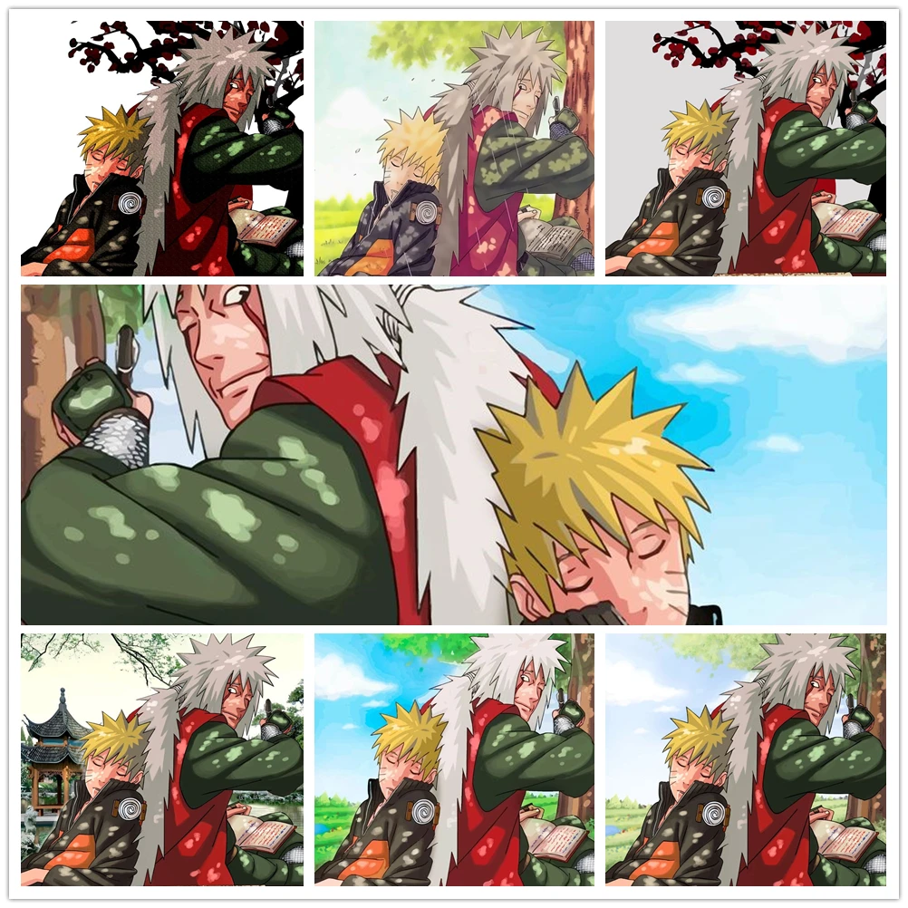 

Алмазная живопись «сделай сам» 5D Классическая аниме Алмазная вышивка Наруто наборы для вышивки крестиком подарок ручной работы Мозаика Де...