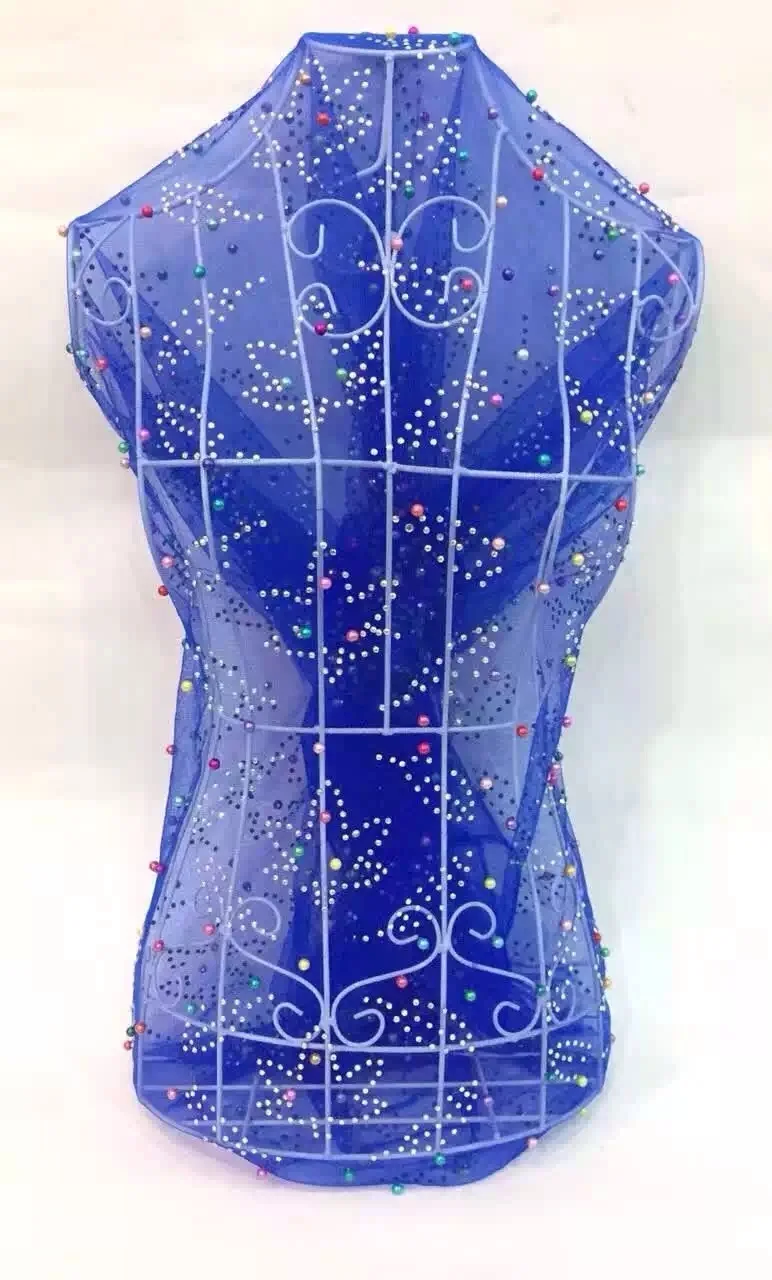 

Hot Selling African Lace Fabrics High Quality With Beaded Embroidered Tulle Lace Fabric For African beaded lace fabric J7011