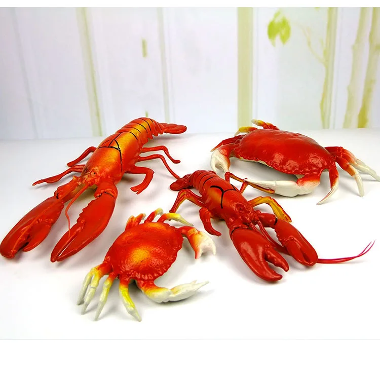 

Simulation Lobster Model Simulation Plastic Crab Decoration Kitchen Props Shooting Set Decoration Food Props Children's Toys