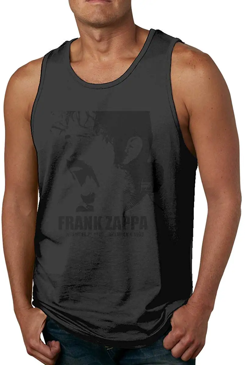 FGHFG Mens Yoga Vest Top Shirt Black |