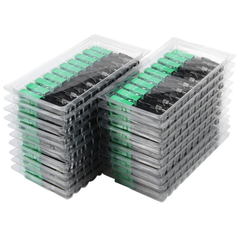 

200 шт., одномодовые волоконно-оптические Разъемы FTTH SC APC