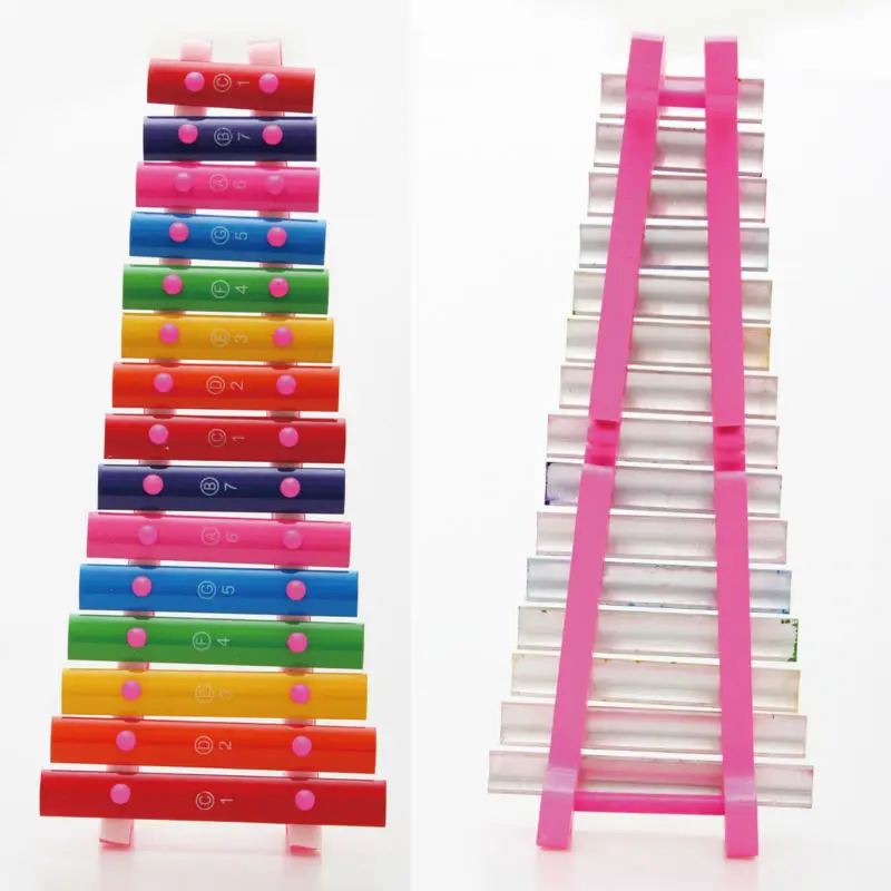 Дети Дерево 15 тимбре инструмент ксилофон Раннее Образование Музыка Обучение