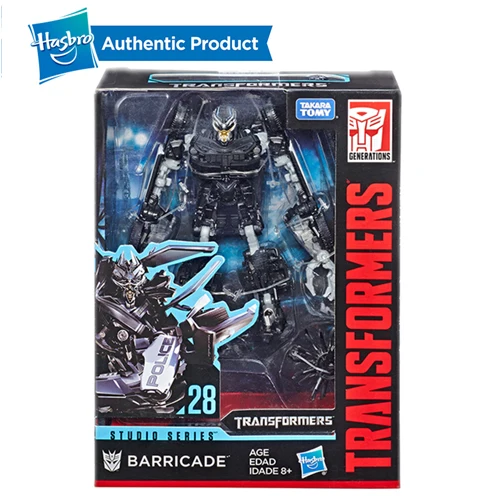 SS28Deluxe Barricade Hasbro Трансформеры серии студии класса люкс Трансформеры баррикад Шмель скорой помощи Джаз фигурка - Цвет: SS28Deluxe Barricade